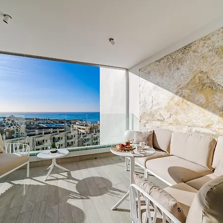 Sundream Escape - Ocean View Penthouse With Heated Pool, Lounge Area, Ac Apartamento Costa Adeje (Tenerife)