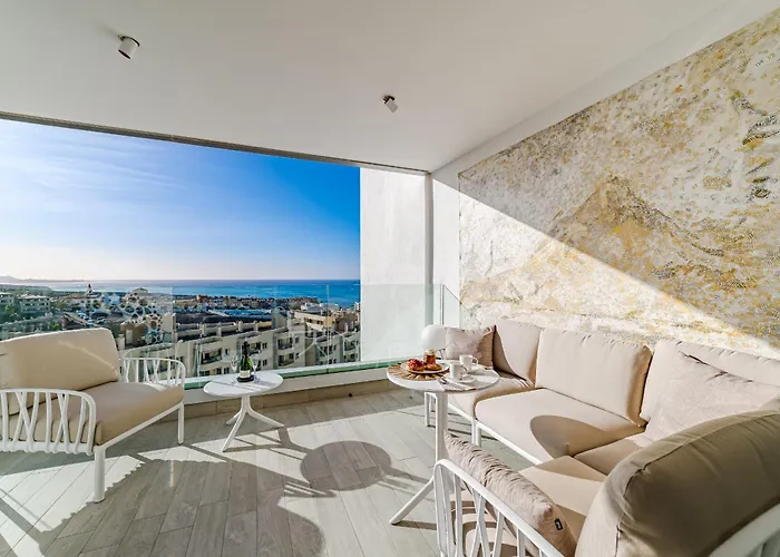 Sundream Escape - Penthouse With Ocean View, Airco, Heated Pool Апартаменты Адехе